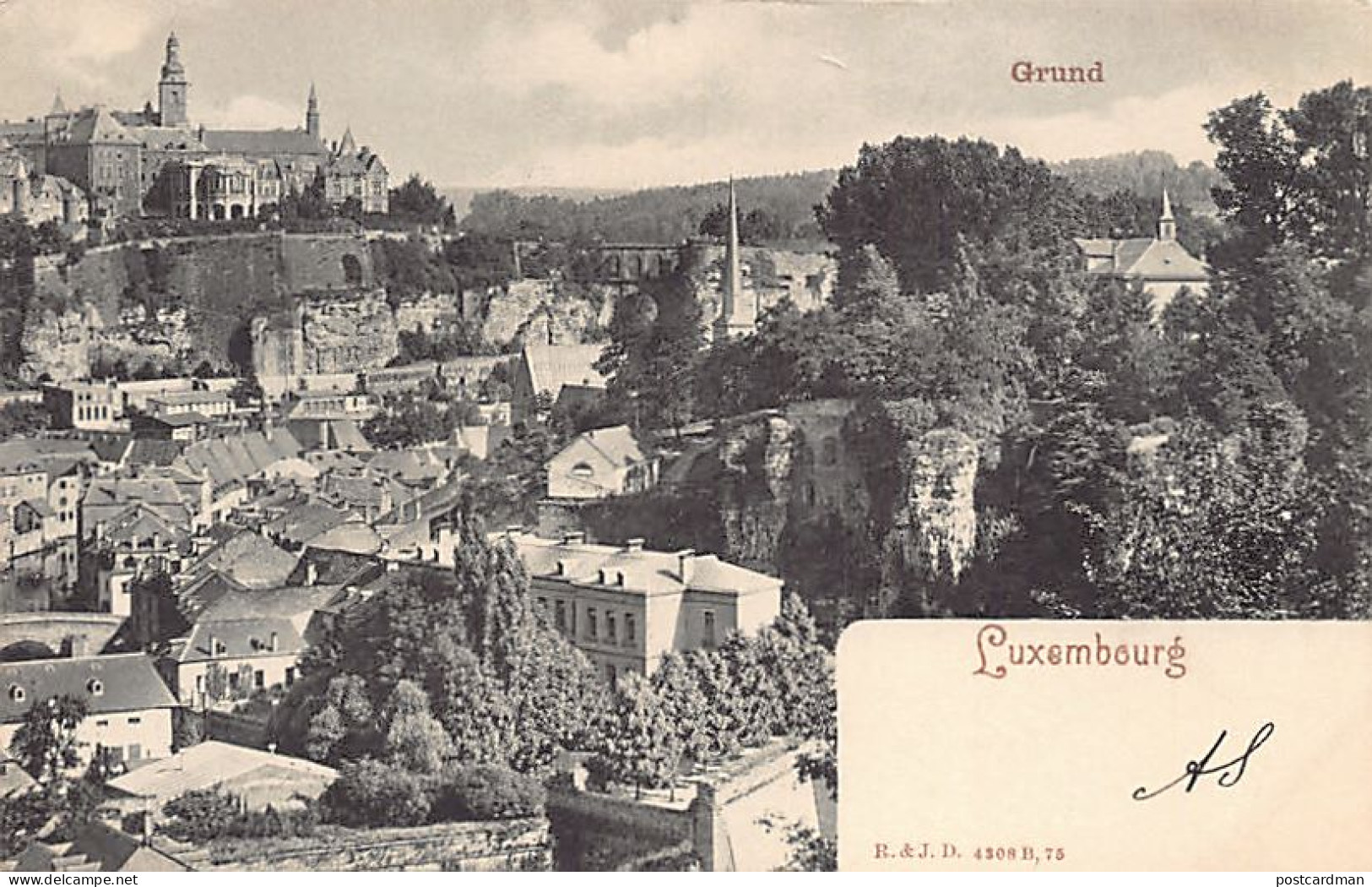 LUXEMBOURG-VILLE - Grund - Ed. Römmler & Jonas 4308