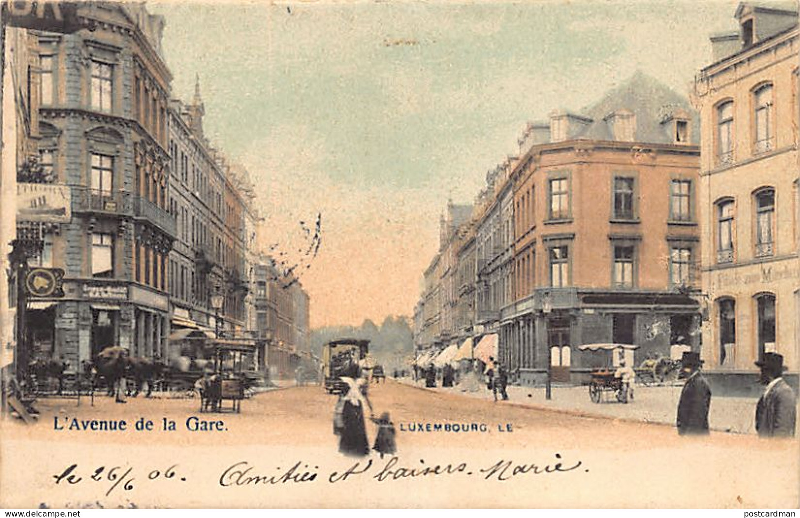 Luxembourg-Ville - L'avenue de la gare