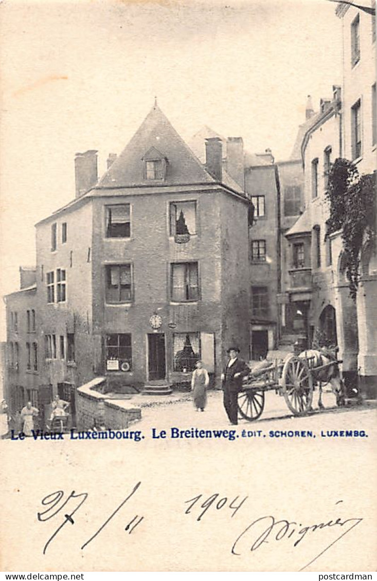 Luxembourg-Ville - Le Vieux Luxembourg - Le Breitenweg - Ed. P. C. Schoren