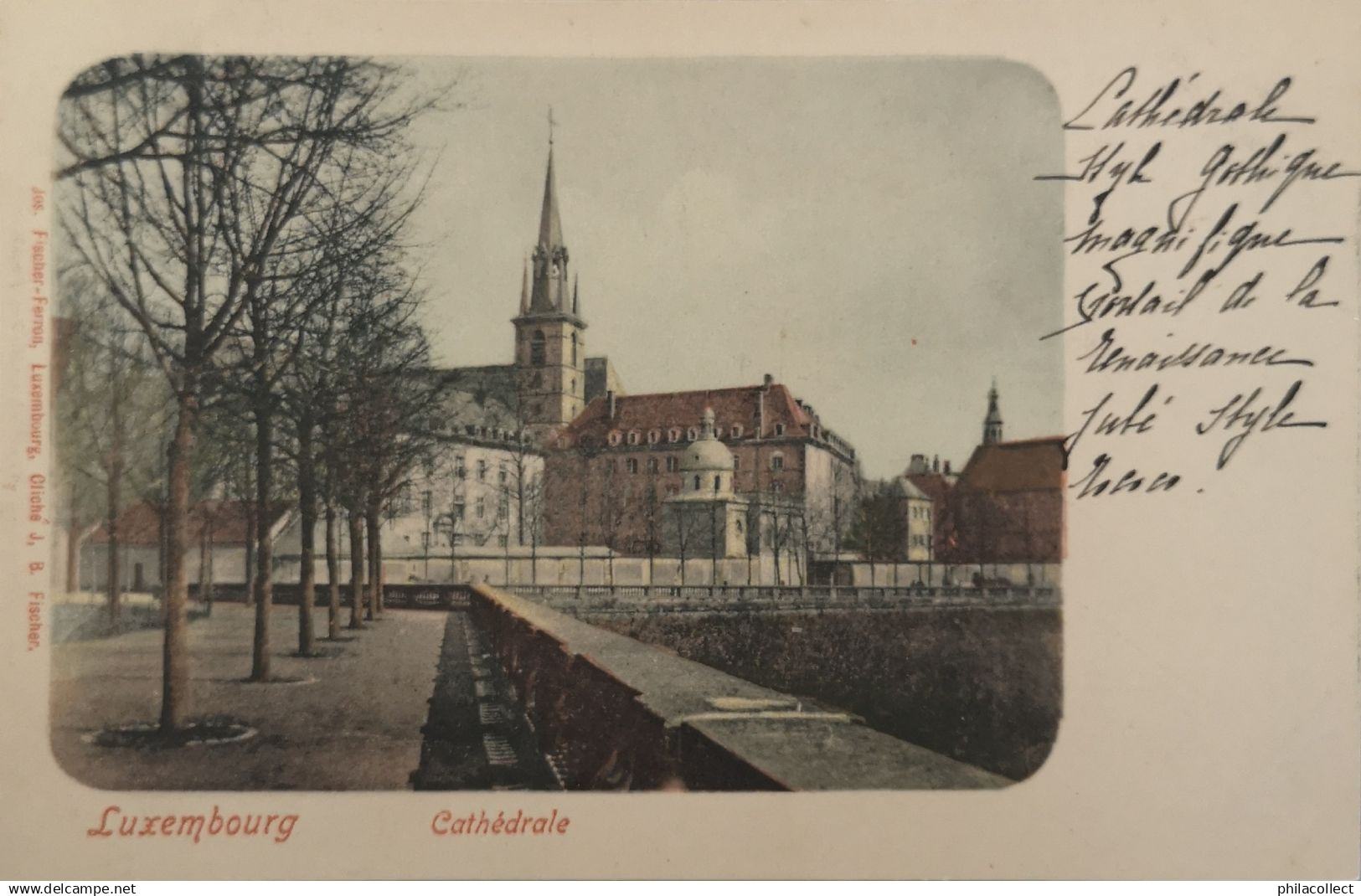 Luxembourg - Ville  (Luxembourg) Cathedrale 19??