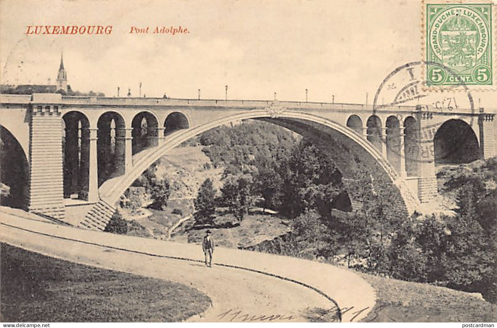 LUXEMBOURG-VILLE - Pont Adolphe - Ed. Schaar & Dathe