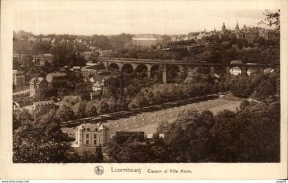 CPA Luxembourg Clausen et Ville Haute