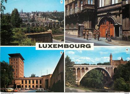 CPM Luxembourg Panorama Ville Haute