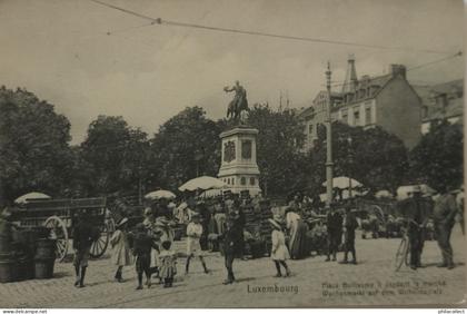 Luxembourg (Luxembourg) Wochenmarkt Auf dem Wilhelmsplatz 19??