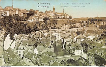 Luxembourg-Ville - Ville-Haute et Ville-Basse du Grund - Ed. Karl Braun & Co.