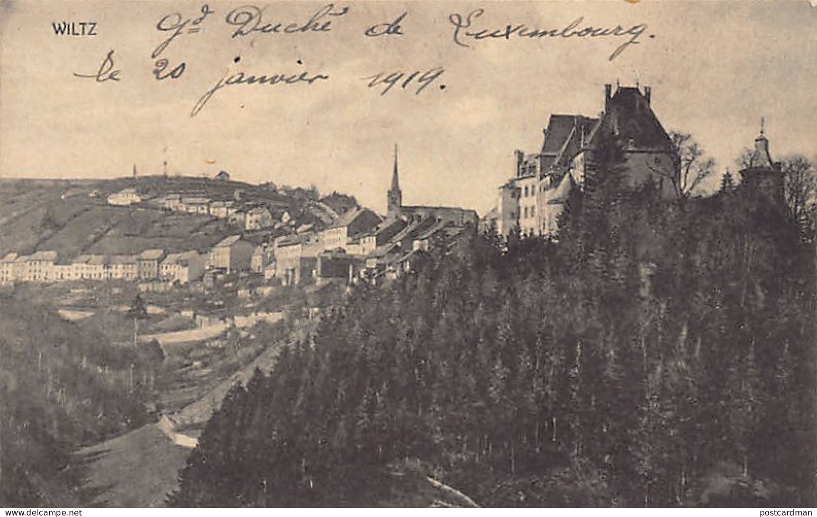 Luxembourg - WILTZ - Vue générale - Ed. J. Kaemmerer