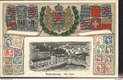 41243848 Bettembourg Wappen Luxembourg, Briefmarken Luxemburg