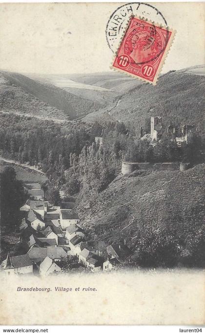 BRANDEBOURG.  VILLAGE ET RUINE.