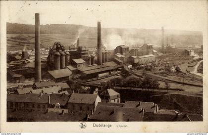 CPA Dudelange Düdelingen Luxemburg, Usine