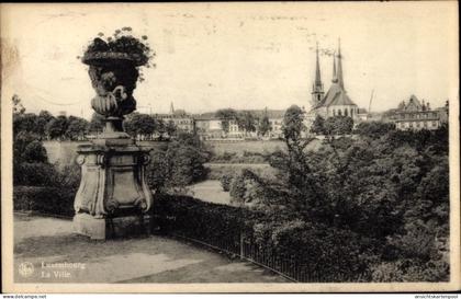 CPA Luxemburg Luxembourg, Teilansicht der Stadt