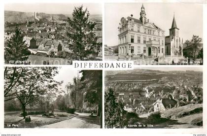 Differdange Luxembourg Vue Generale Hôtel de Ville Parc