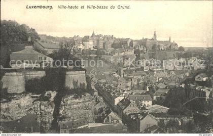 LUXEMBOURG  Luxemburg Ville haute et Ville basse du Grund
