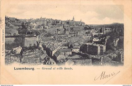 Luxembourg-Ville - Grund et ville haute - Ed. P. C. Schoren