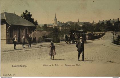 Luxembourg - Ville  (Luxembourg)  Entree de la Ville (Tram d Cheval) Ingang zur Stadt (tram) 05