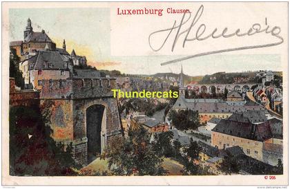 CPA LUXEMBOURG LUXEMBURG CLAUSEN