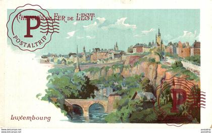 LUXEMBOURG - Chemins de fer de l'est   LUXEMBURG LUXEMBURGO LUXEMBOURG