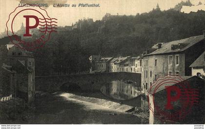 Luxembourg L'Alzette au Pfaffenthal  LUXEMBURG LUXEMBURGO LUXEMBOURG