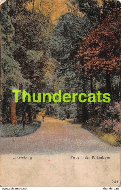 CPA LUXEMBURG PARTIE IN DEN PARKANLAGEN