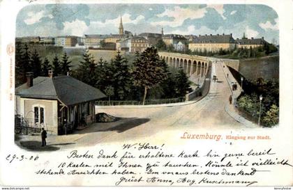 Luxembourg - Eingang der Stadt