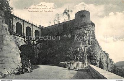 LUXEMBOURG  Luxemburg Pont du Chateau et rochers du boc