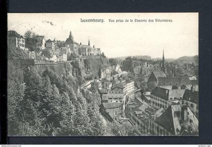 AK Luxemburg-Stadt Blick auf die Ausbildungskaserne 1907 gebraucht #HC139