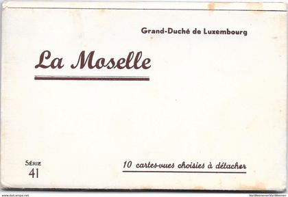 Carnet de 10 cartes - Grand-Duché de Luxembourg - La Moselle