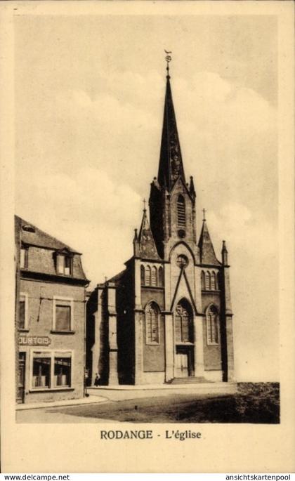 CPA Rodange Rodingen Luxemburg, Kirche