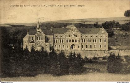 CPA Trois Vierges Troisvierges Luxemburg, Cinqfontaines, Couvent du Sacré Coeur