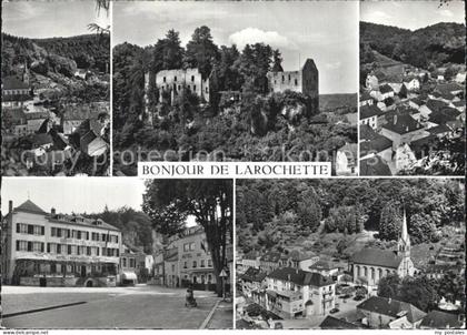 Larochette Luxembourg Teilansicht Burg Kirche