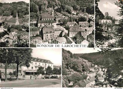Larochette Luxembourg Teilansichten mit Kirche