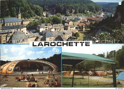 Larochette Luxembourg Vue generale Piscine Camping