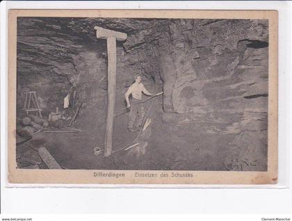 LUXEMBOURG: DIFFERDINGEN: einsetzen des schusses - état