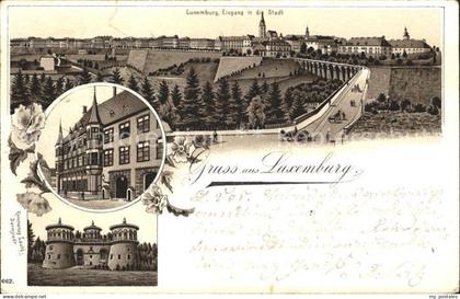 LUXEMBOURG  Luxemburg Eingang in die Stadt
