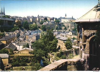 LUXEMBOURG  Luxemburg Ville basse du Grund et Ville haute
