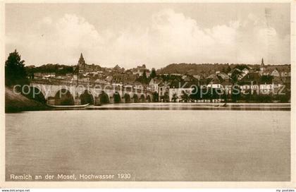 Remich Moselpartie bei Hochwasser 1930