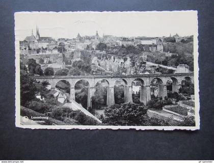 AK Luxemburg / Luxembourg Panorama Stempel Luxembourg Ville 19.6.1949 Verlag E.A. Schaack