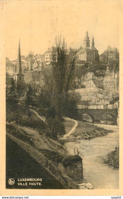 CPA Luxembourg ville haute