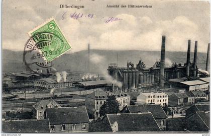 DIFFERDINGEN - Ansicht des Hüttenwerkes