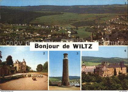 Wiltz Luxembourg Panorama Denkmal Schloss