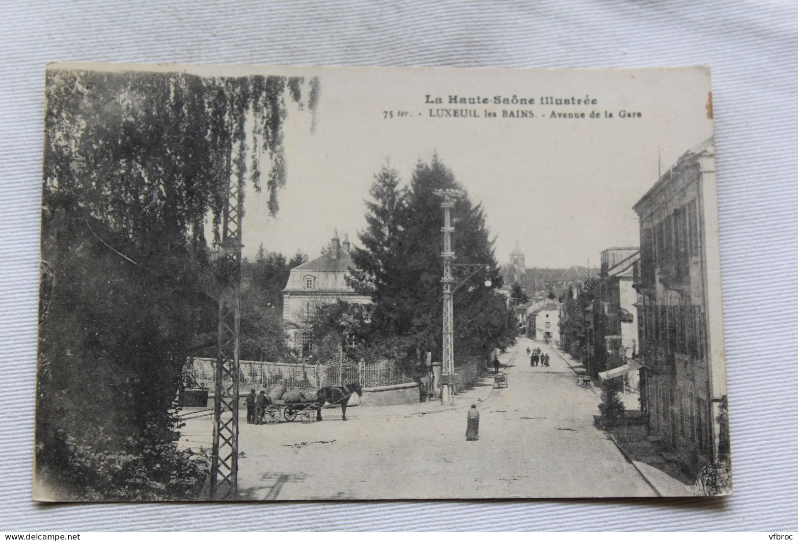 Luxeuil les bains, avenue de la gare, Haute Saône 70