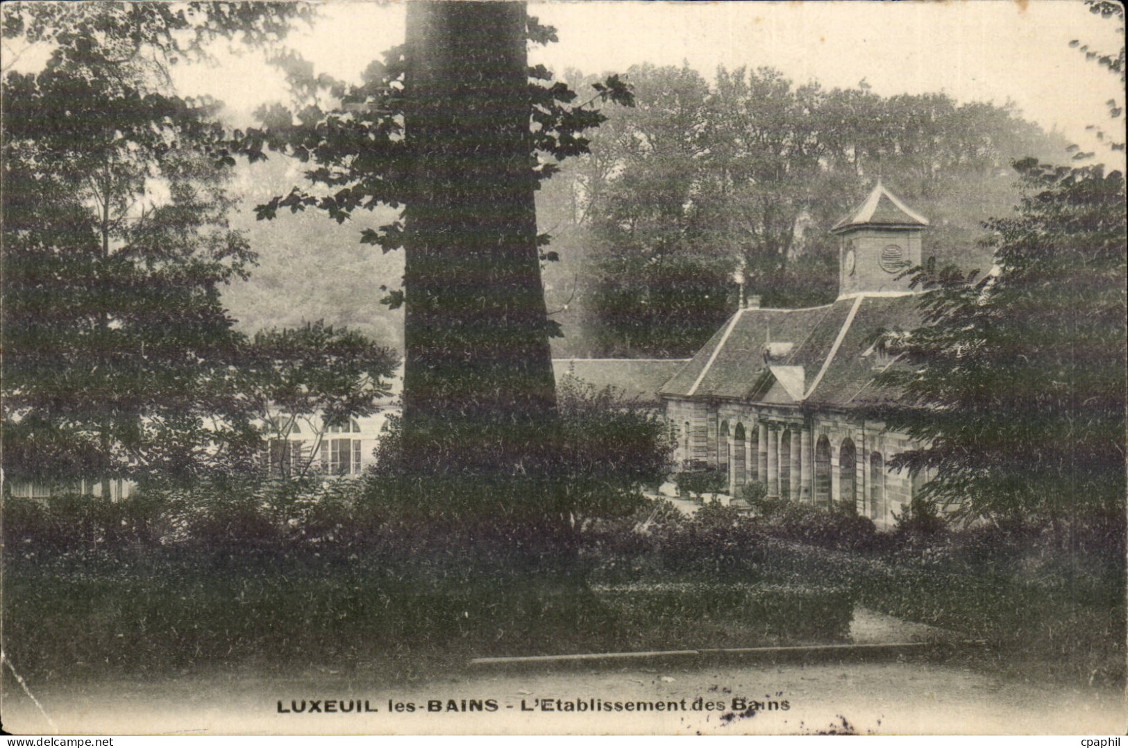 Luxeuil les Bains CPA Etablissement des bains