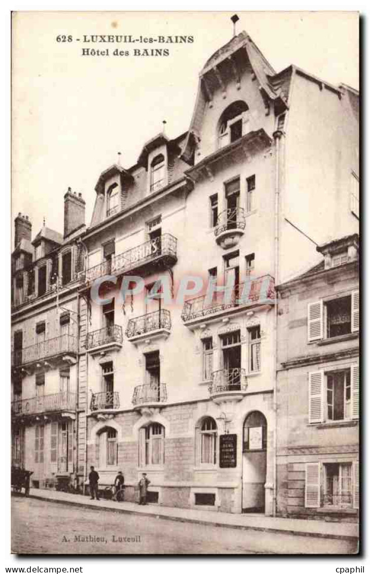 Luxeuil les Bains - Hotel des Bains - CPA
