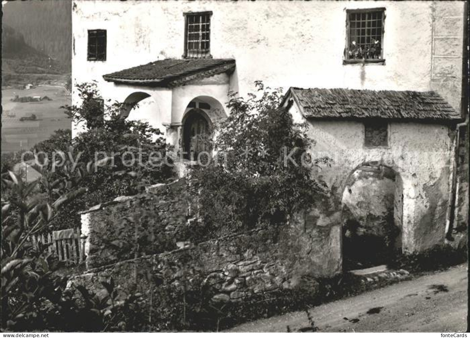 Luzein Eingang zum Grossen Haus