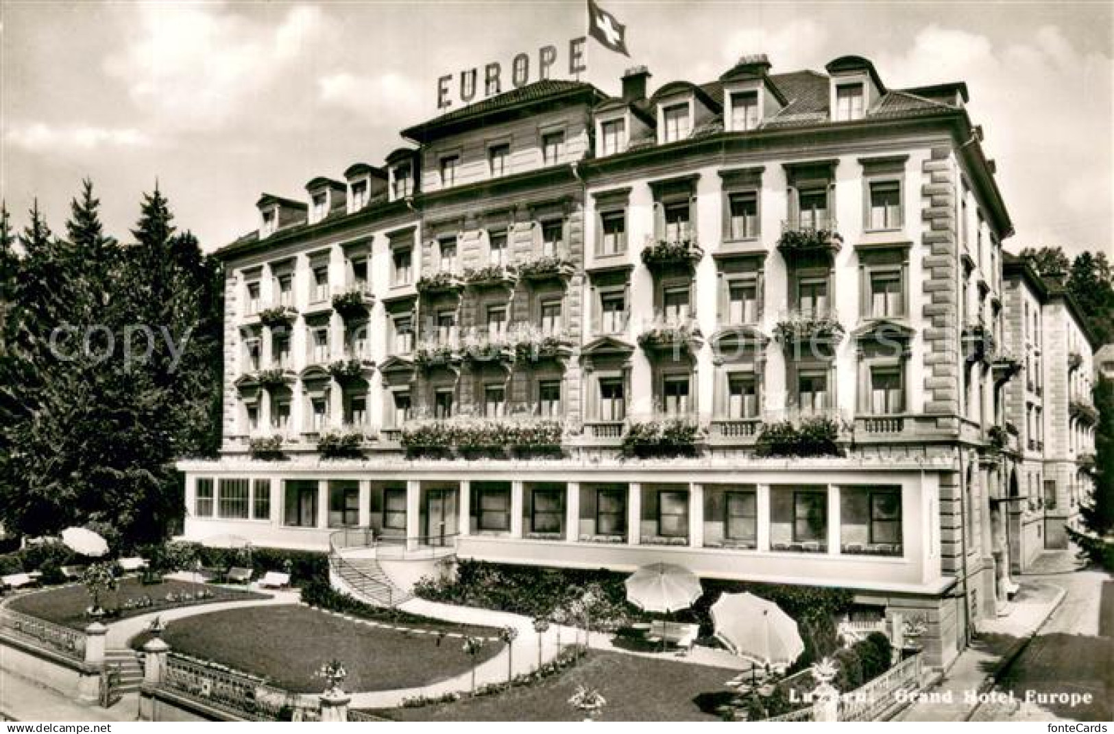 Luzern  LU Grand Hotel Europe Aussenansicht