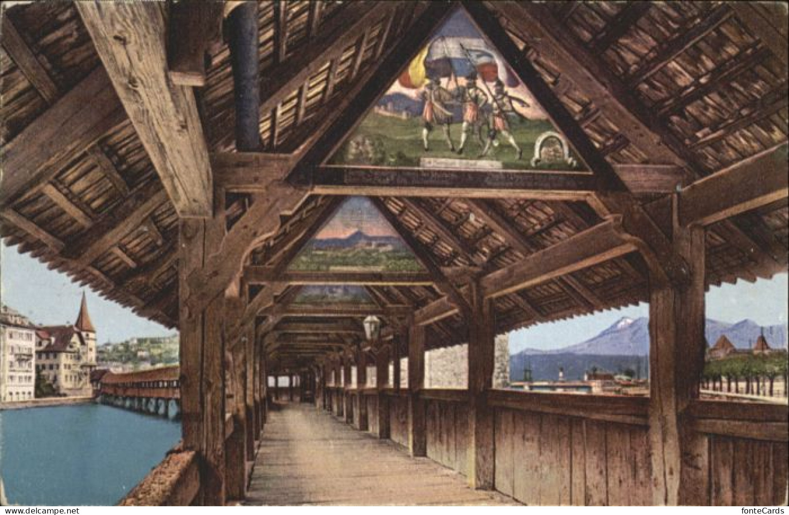 Luzern LU Luzern Kapellbruecke