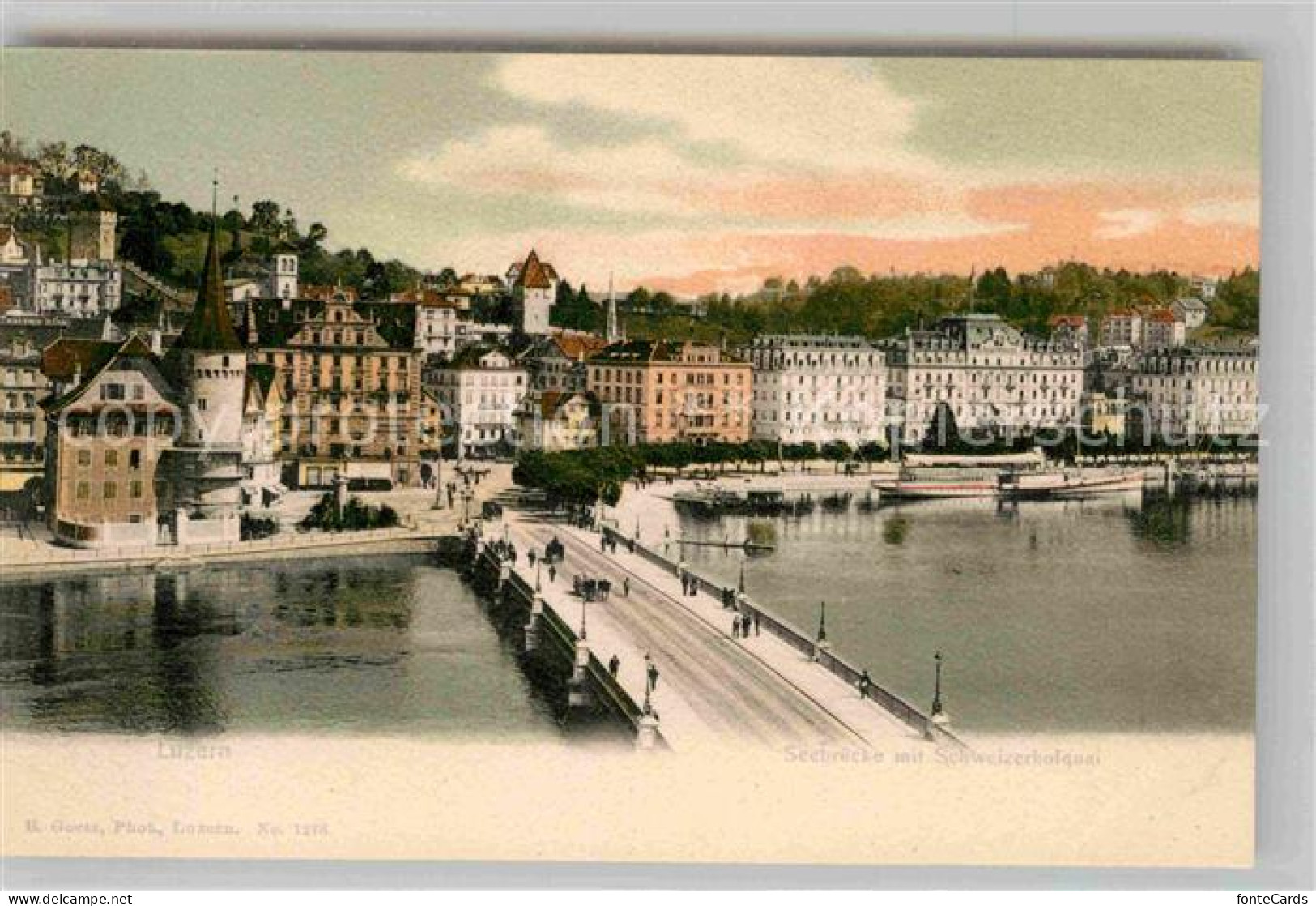 Luzern LU Stadtansicht Brueck