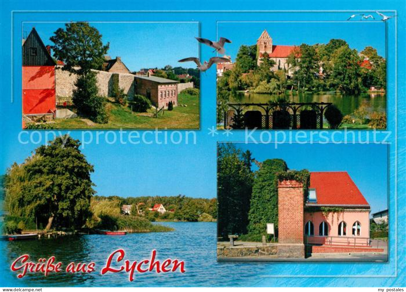 Lychen Kirche Seepartie