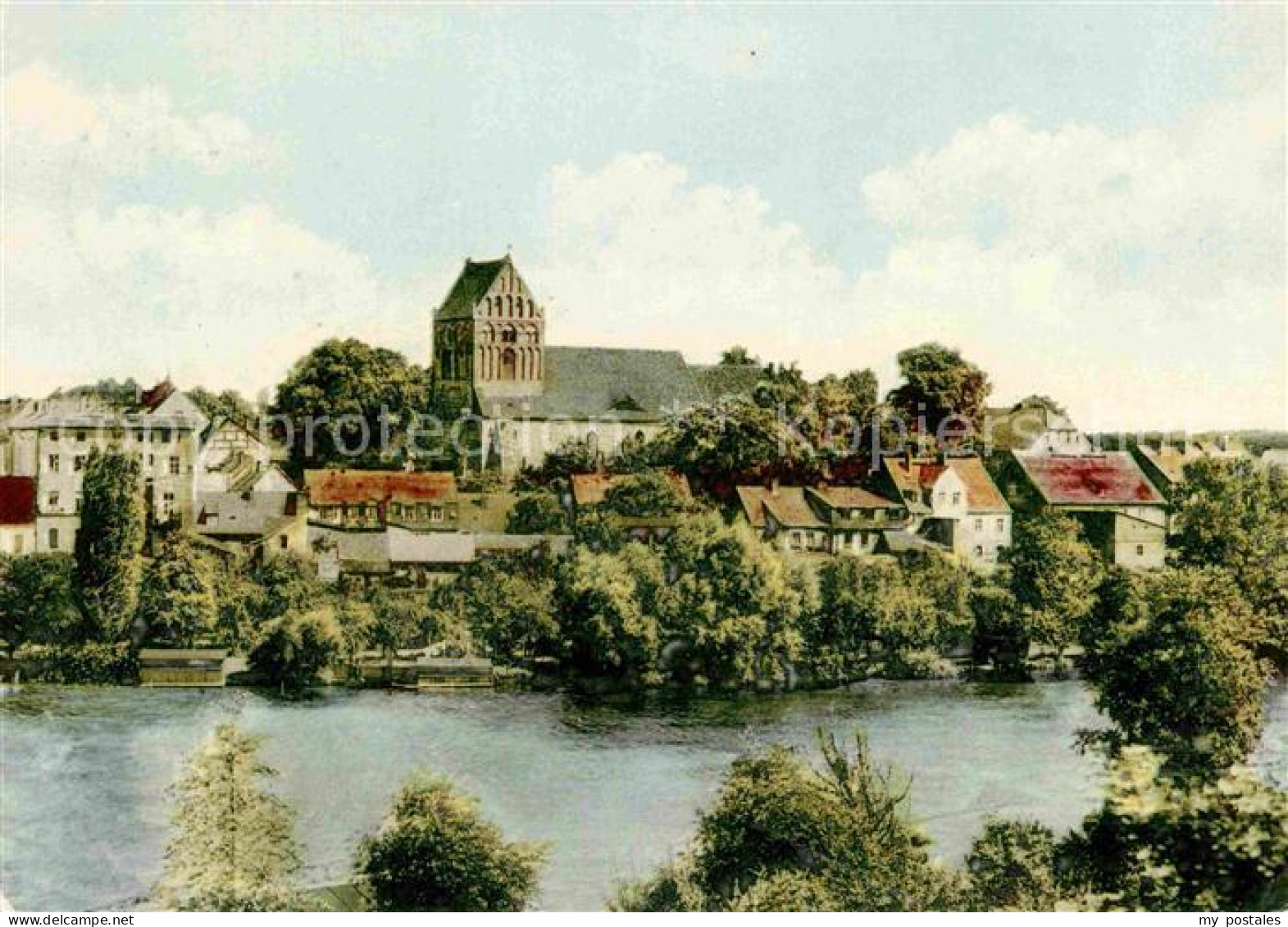 Lychen Schloss Stadtansicht