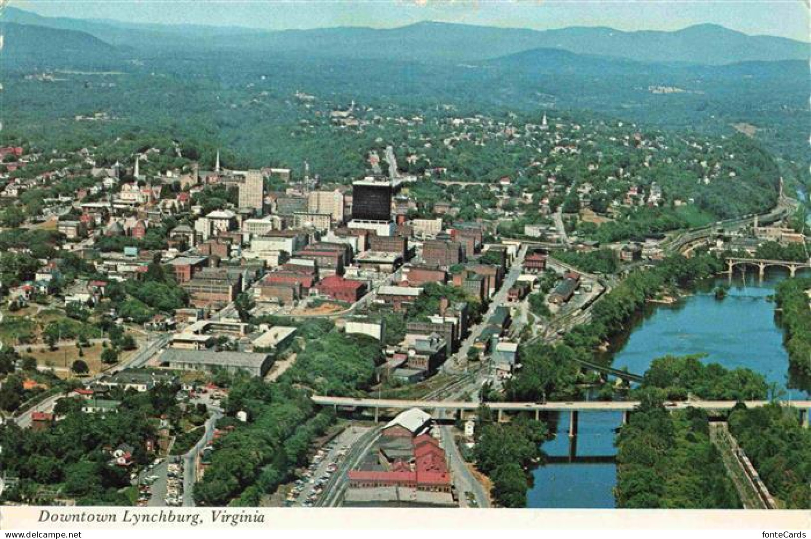 Lynchburg Virginia Fliegeraufnahme