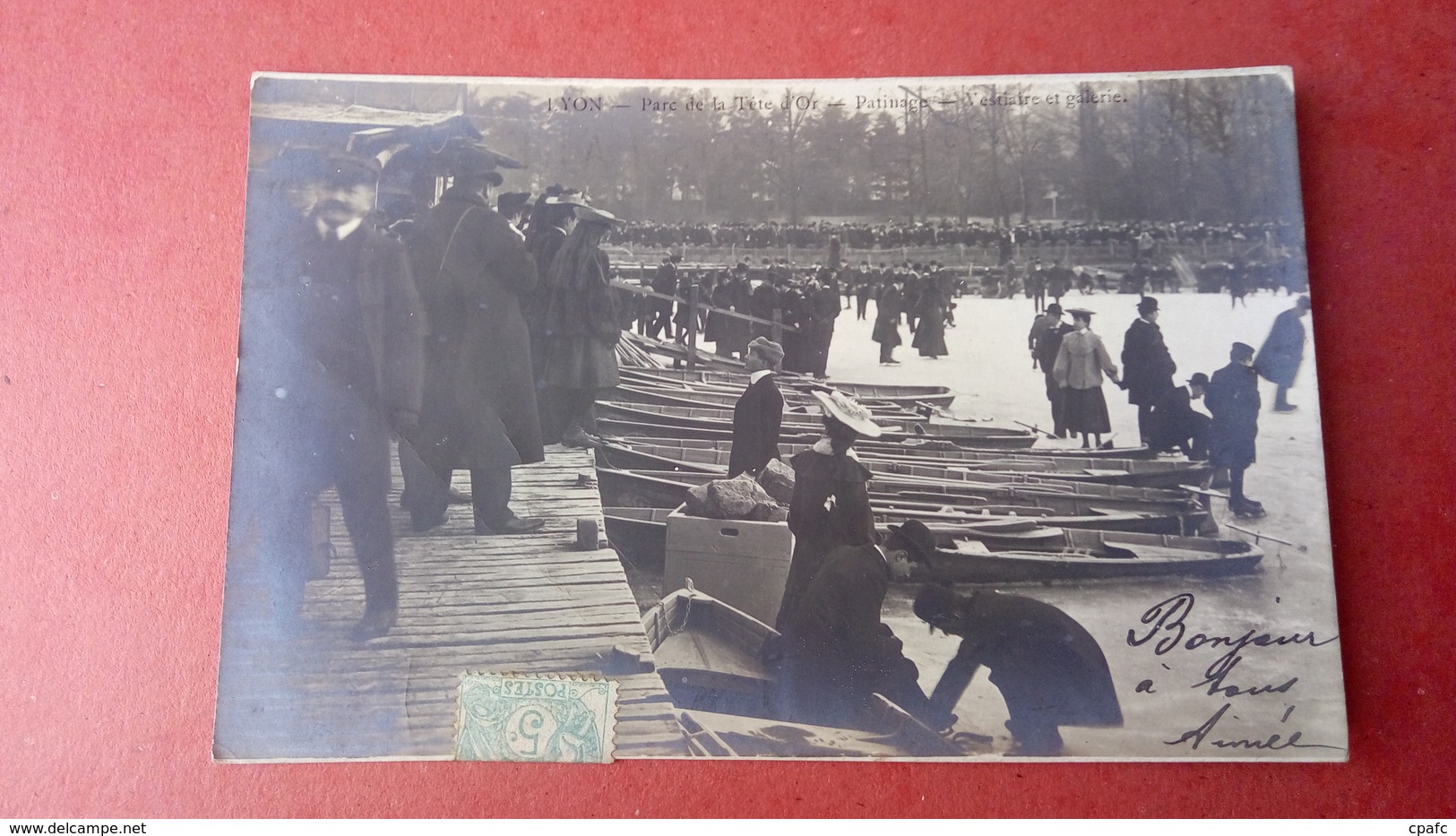 Lyon 6° - Parc de la Tête d'Or - Patinage - Vestiaire et Galerie / Editions Bioletto